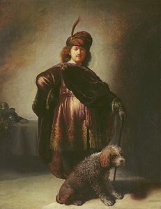 东方服饰中的自画像，1631年
